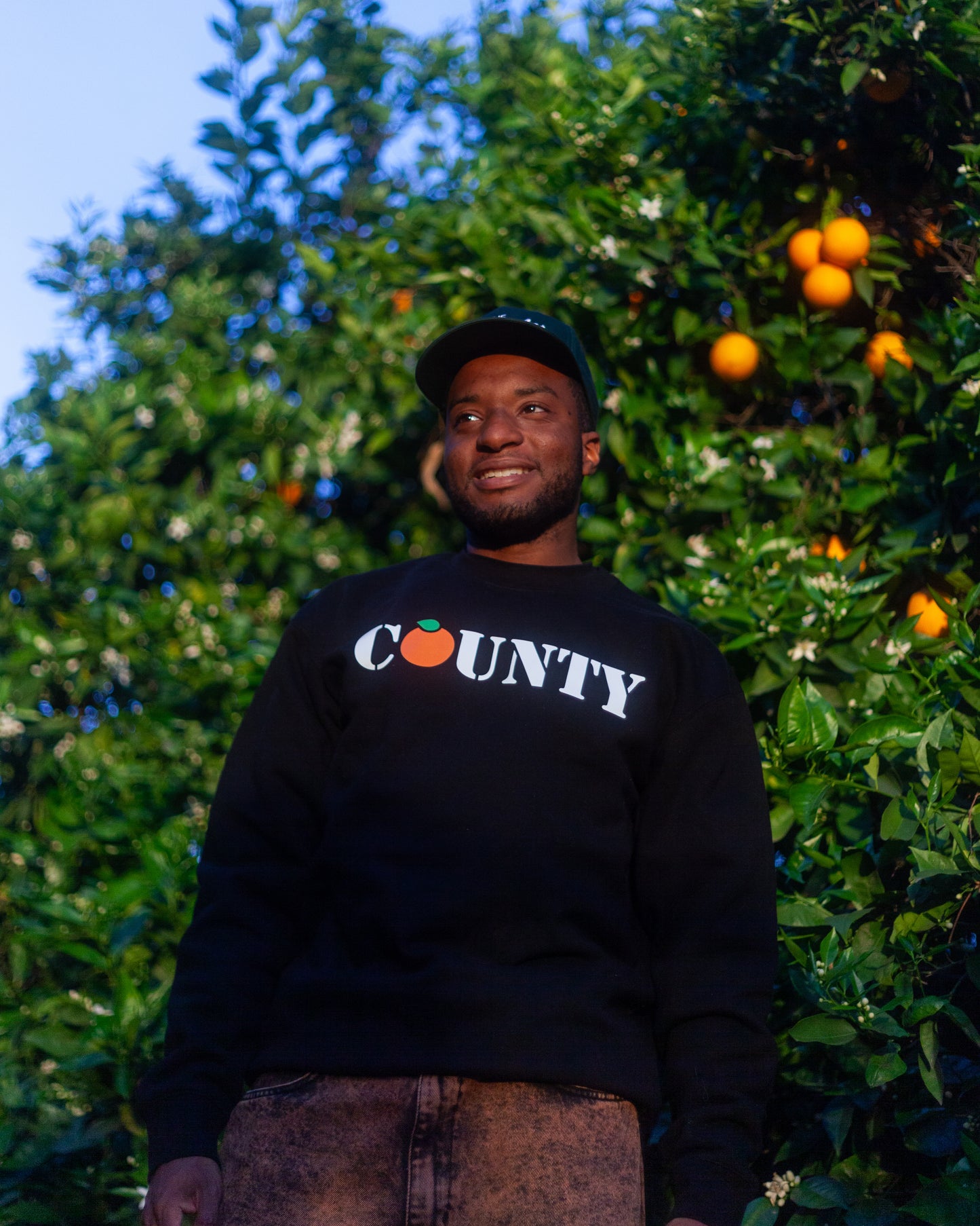 The County Crewneck: BLACK