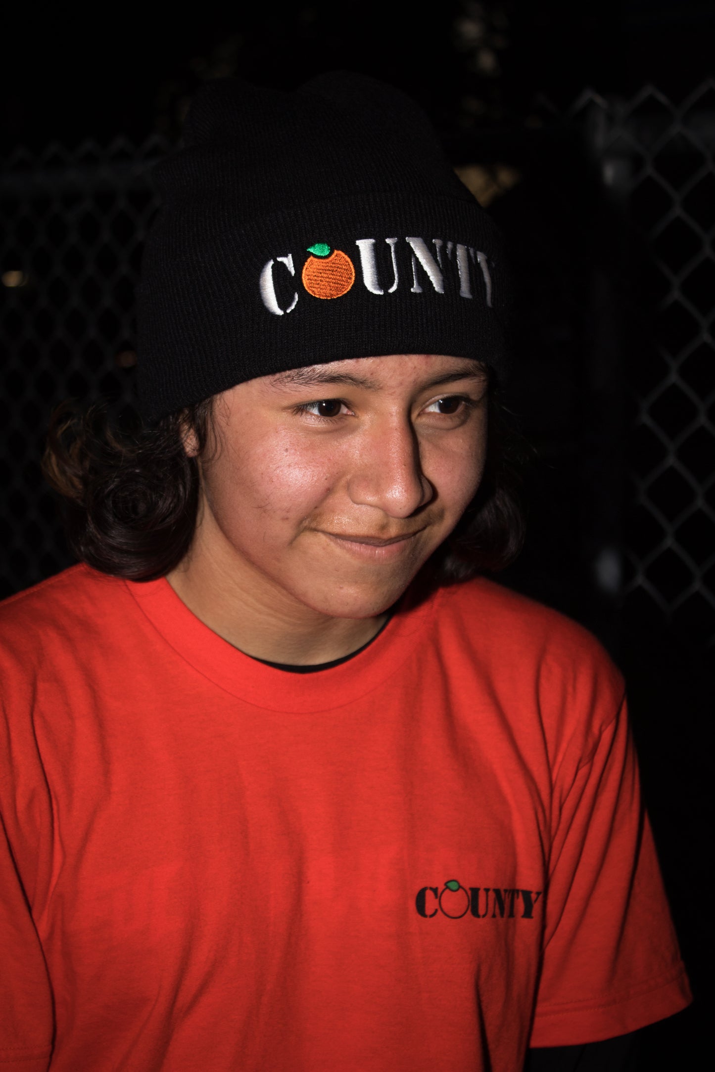 The County Beanie: BLACK