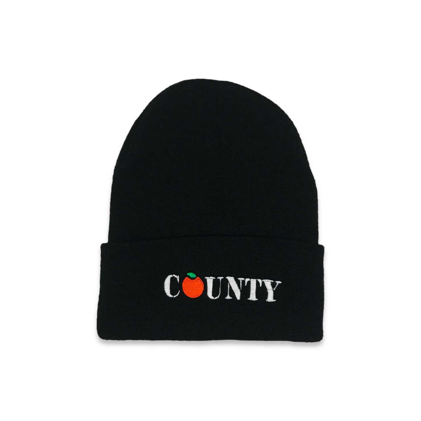 The County Beanie: BLACK