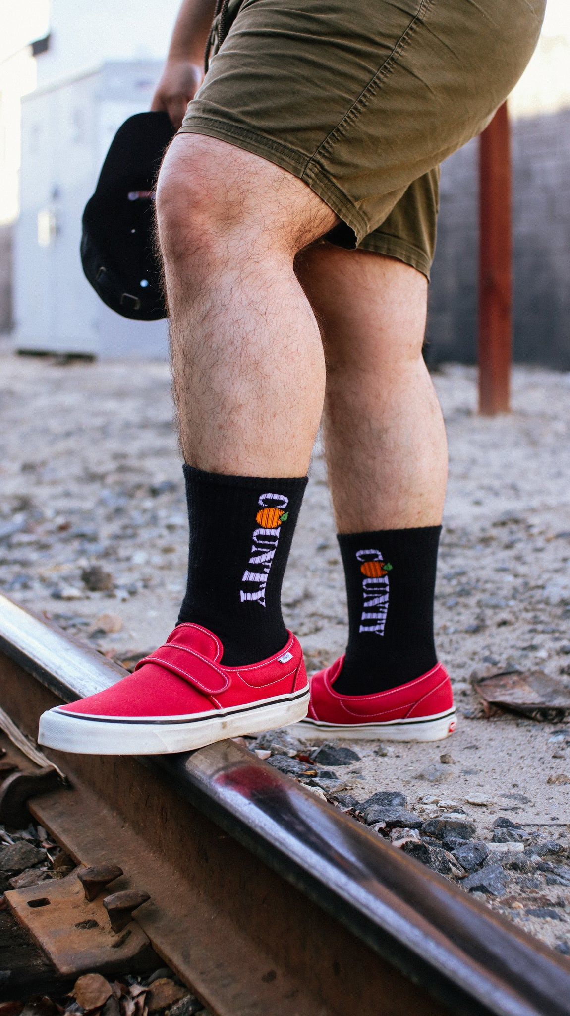 The County Socks: BLACK