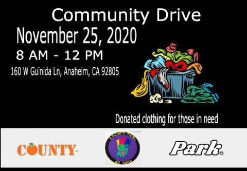 Clothing Drive- November 2020