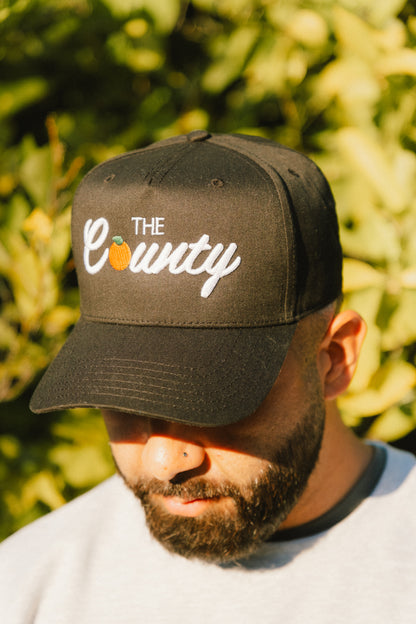 Classic Cursive Cap: BLACK