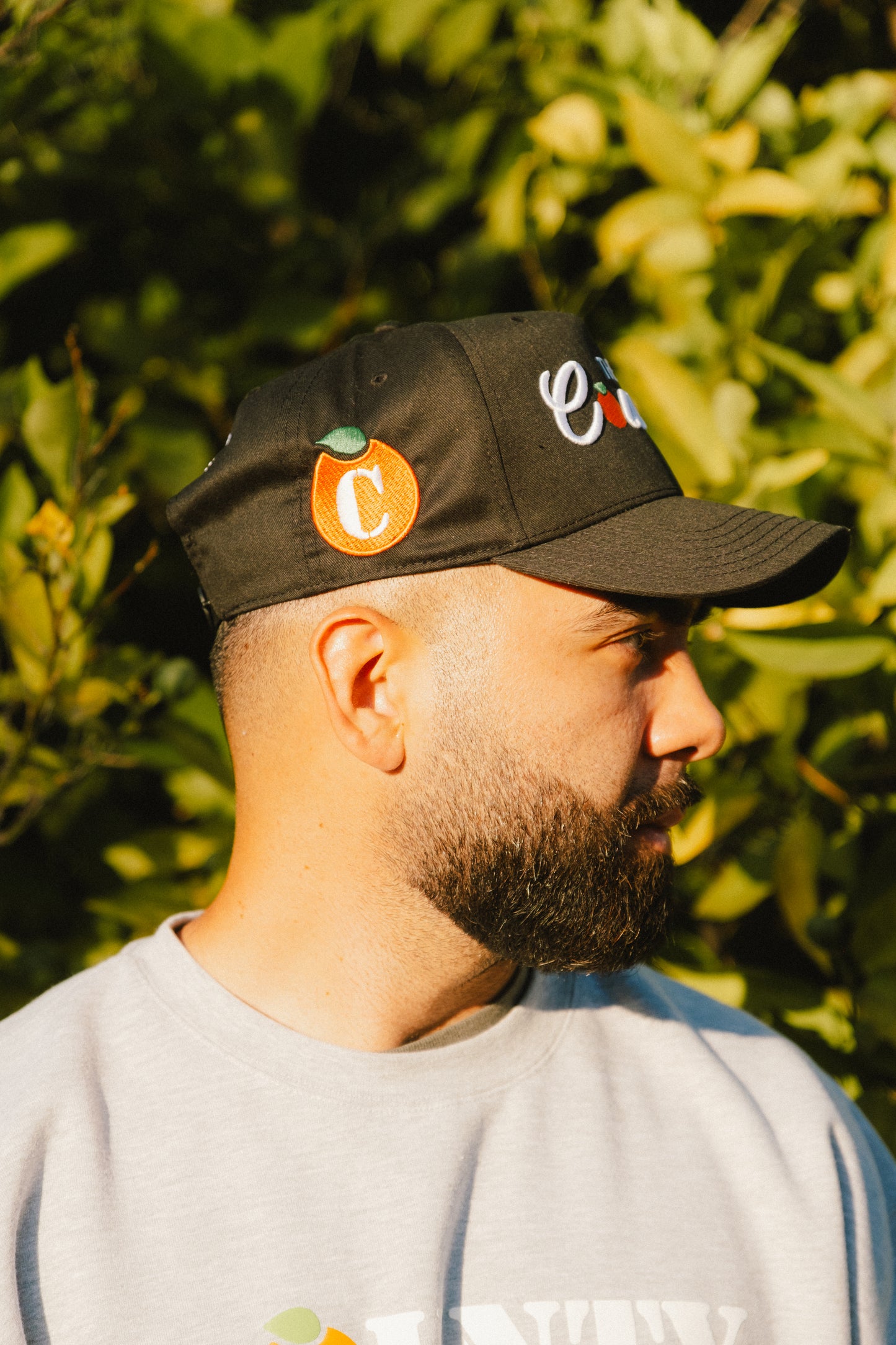 Classic Cursive Cap: BLACK