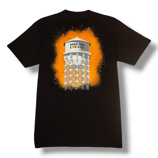 Downtown County Tee: BLACK