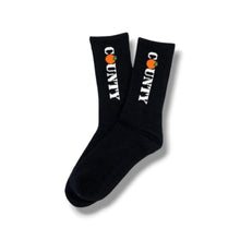 Load image into Gallery viewer, The County Socks: BLACK