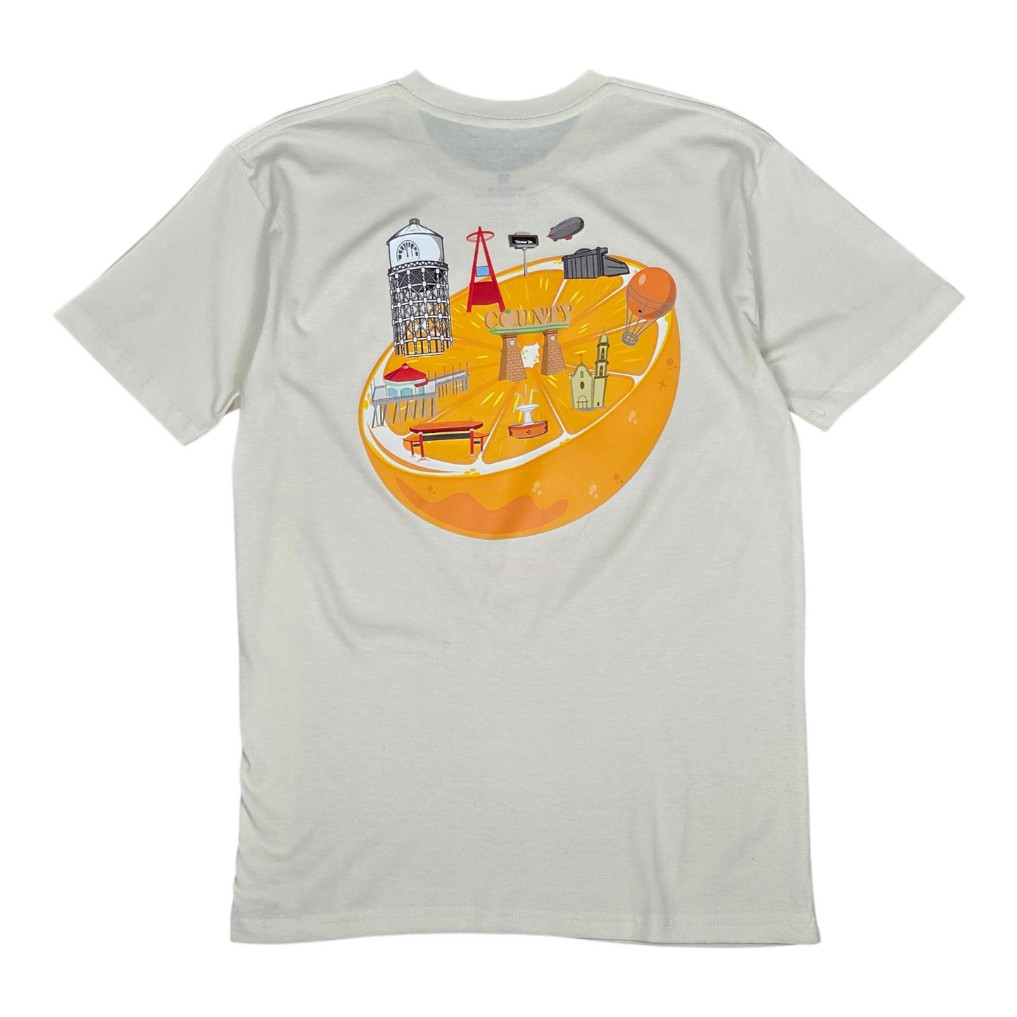 LANDMARKS TEE: CREAM