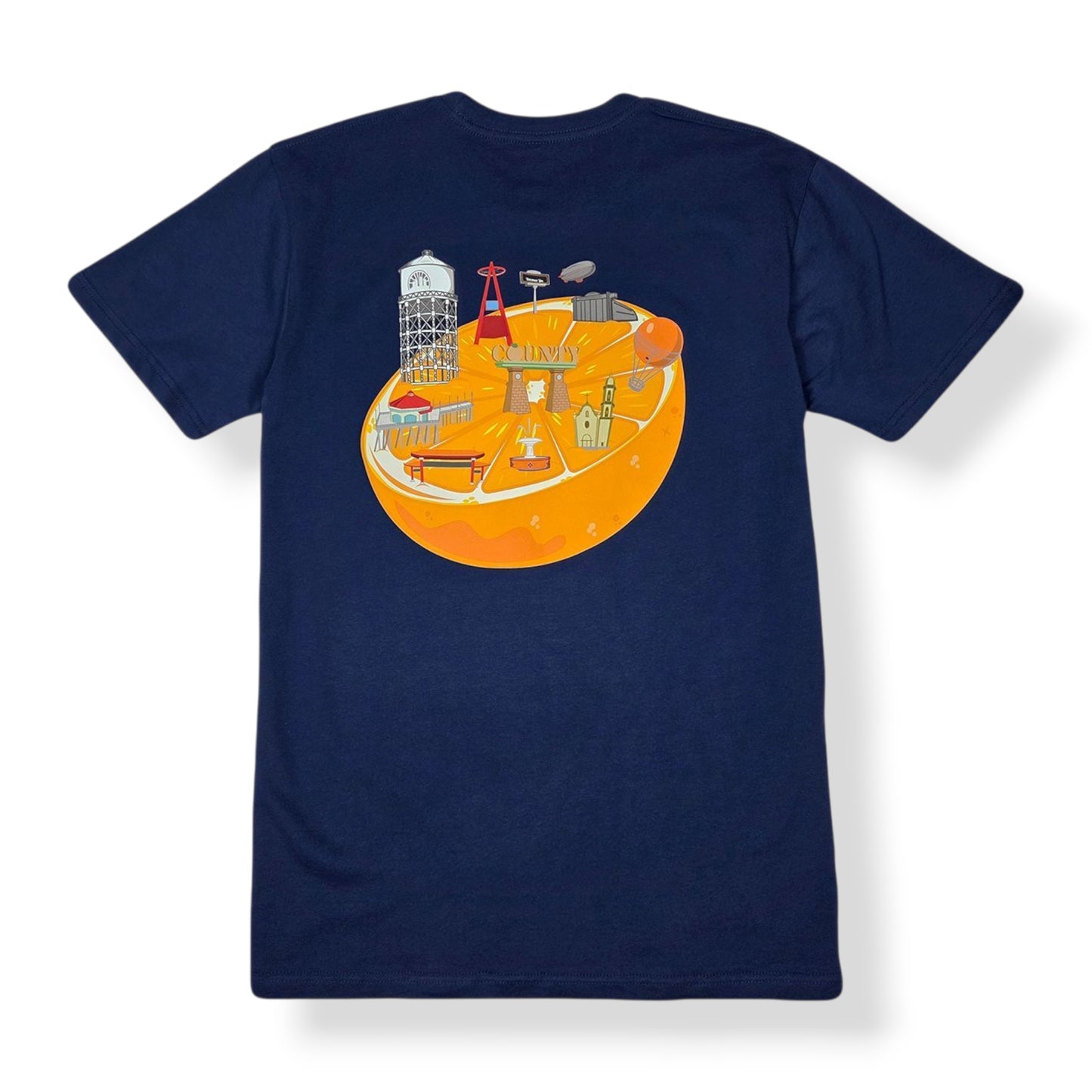 Landmarks Tee: BLUE