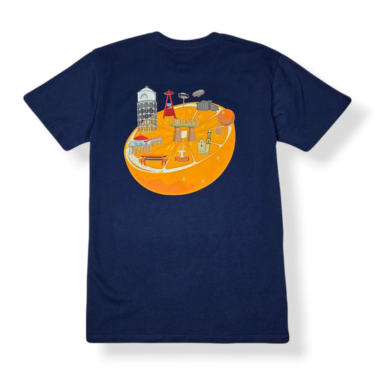 Landmarks Tee: BLUE