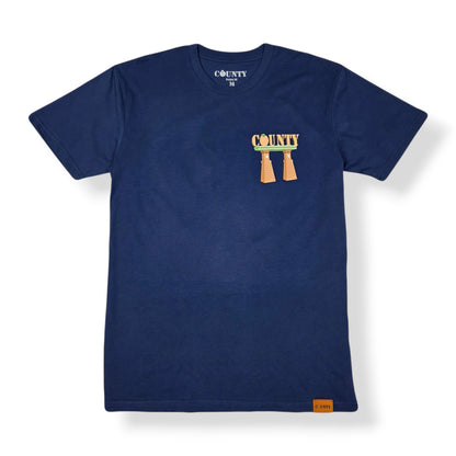 Landmarks Tee: BLUE