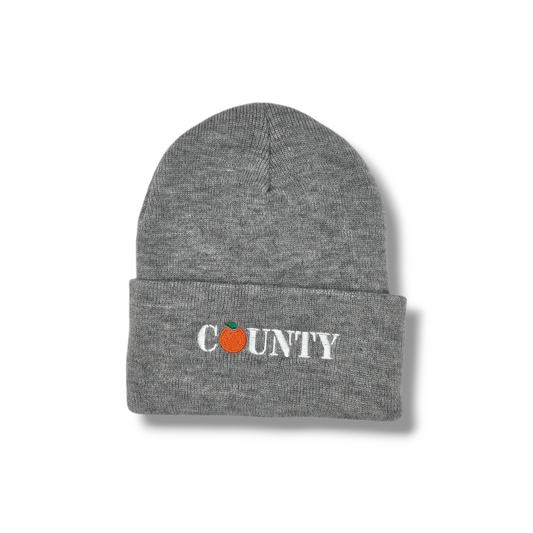The County Beanie: GRAY
