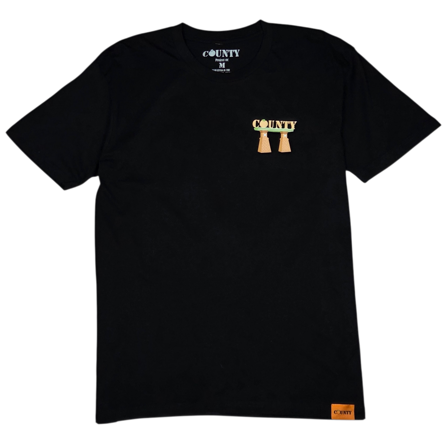 LANDMARKS TEE: BLACK