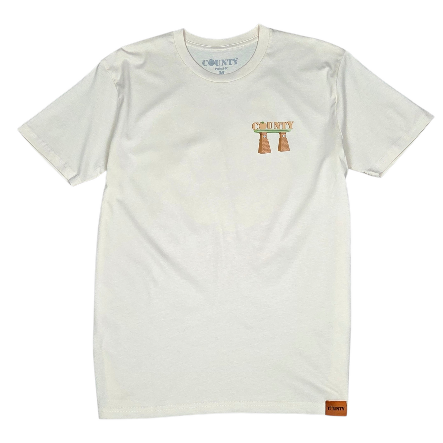 LANDMARKS TEE: CREAM
