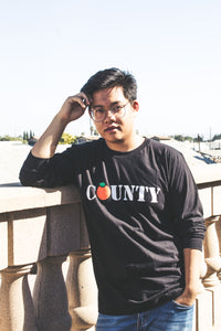 The County L/S Tee (BLACK)