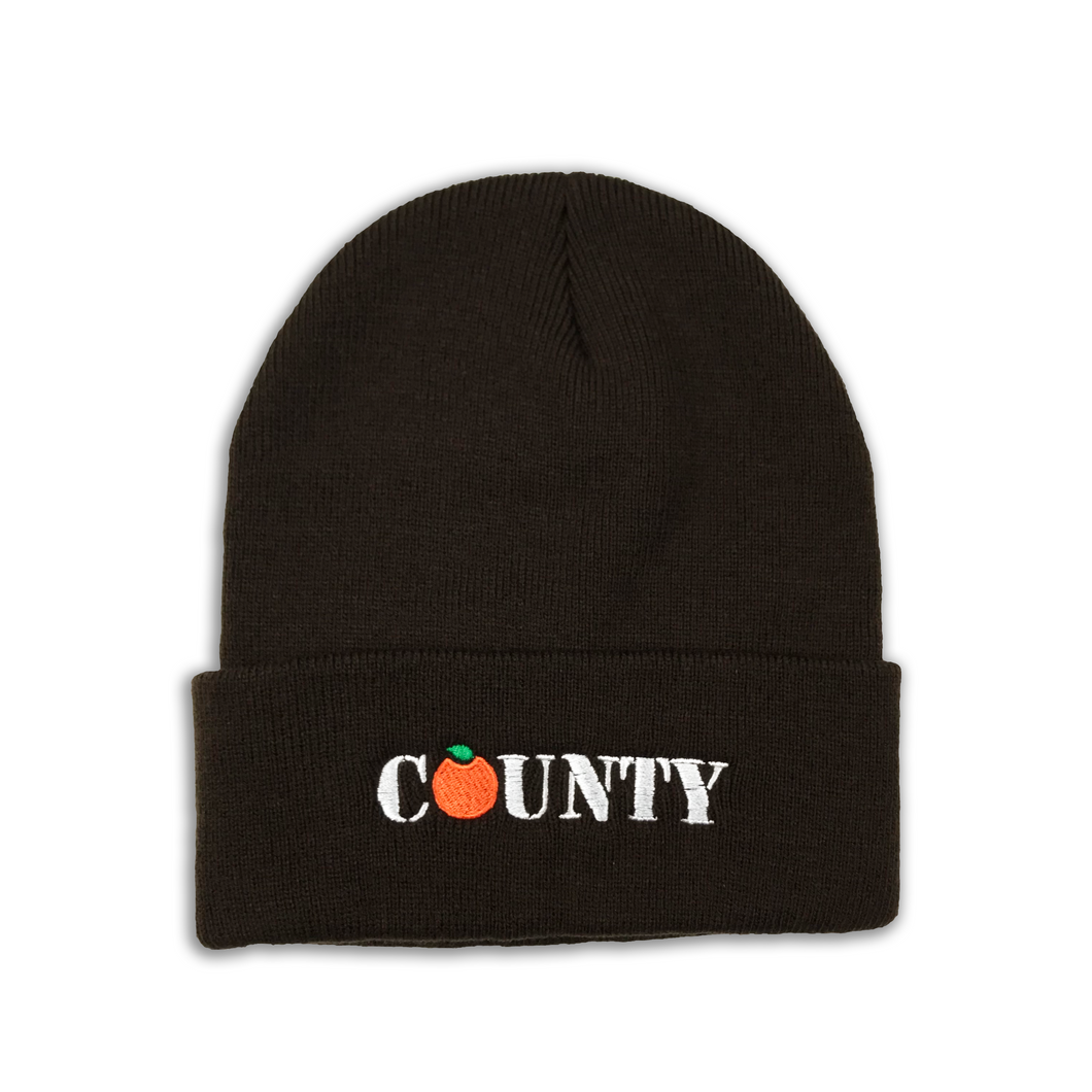 The County Beanie: BROWN