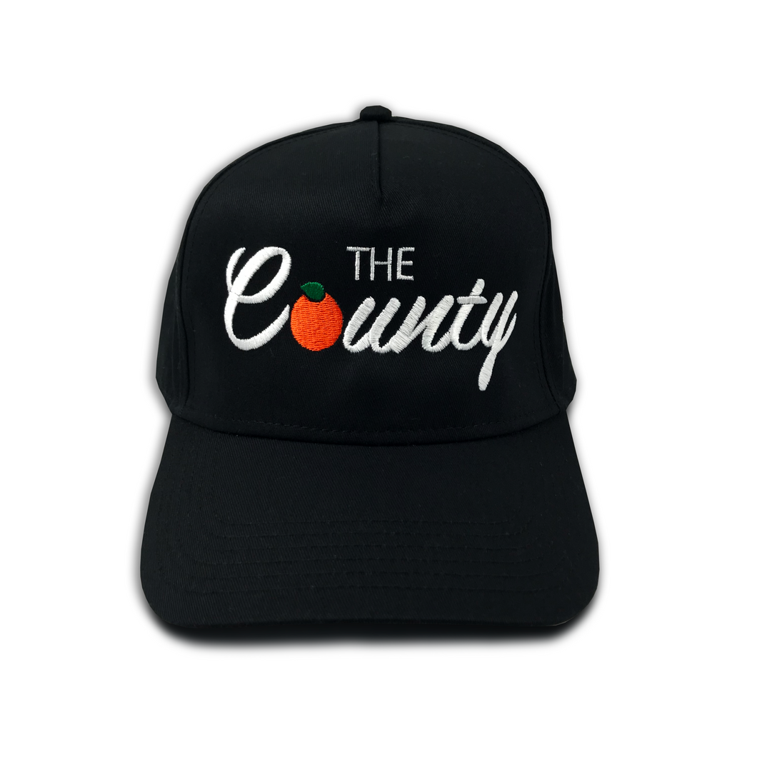 Classic Cursive Cap: BLACK