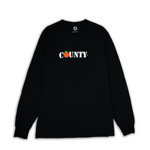 Load image into Gallery viewer, The County L/S Tee (BLACK)