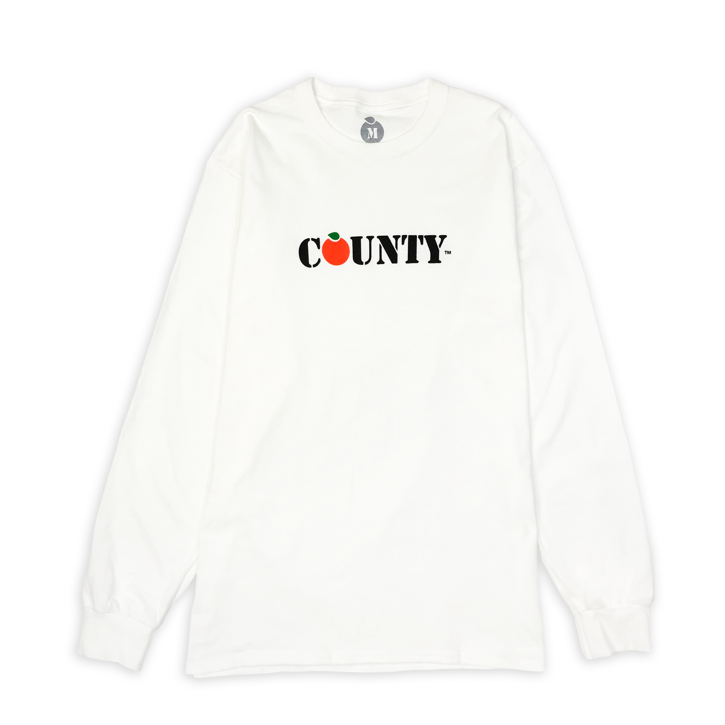 The County L/S Tee: WHITE