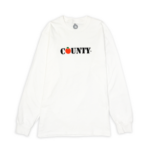 The County L/S Tee (WHITE)
