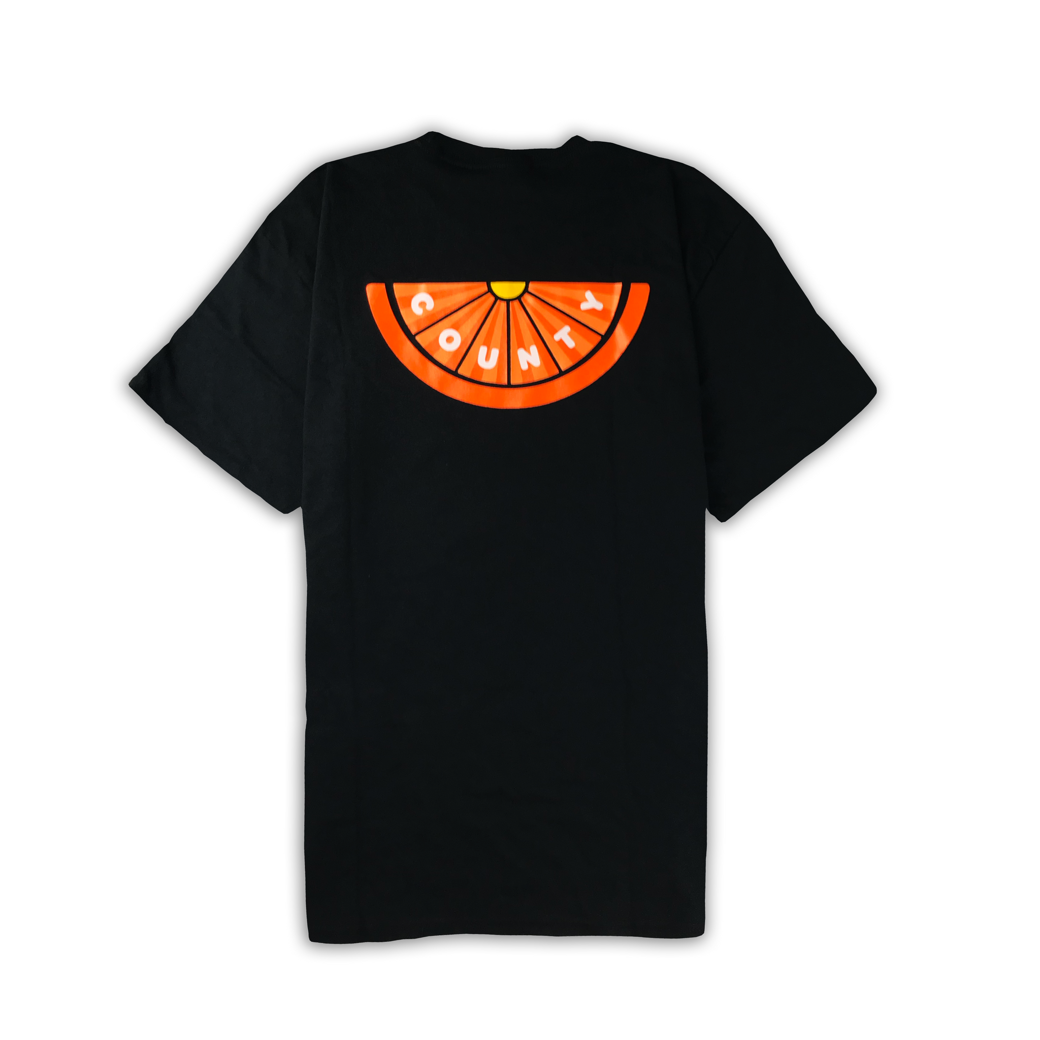 Black and online orange tee
