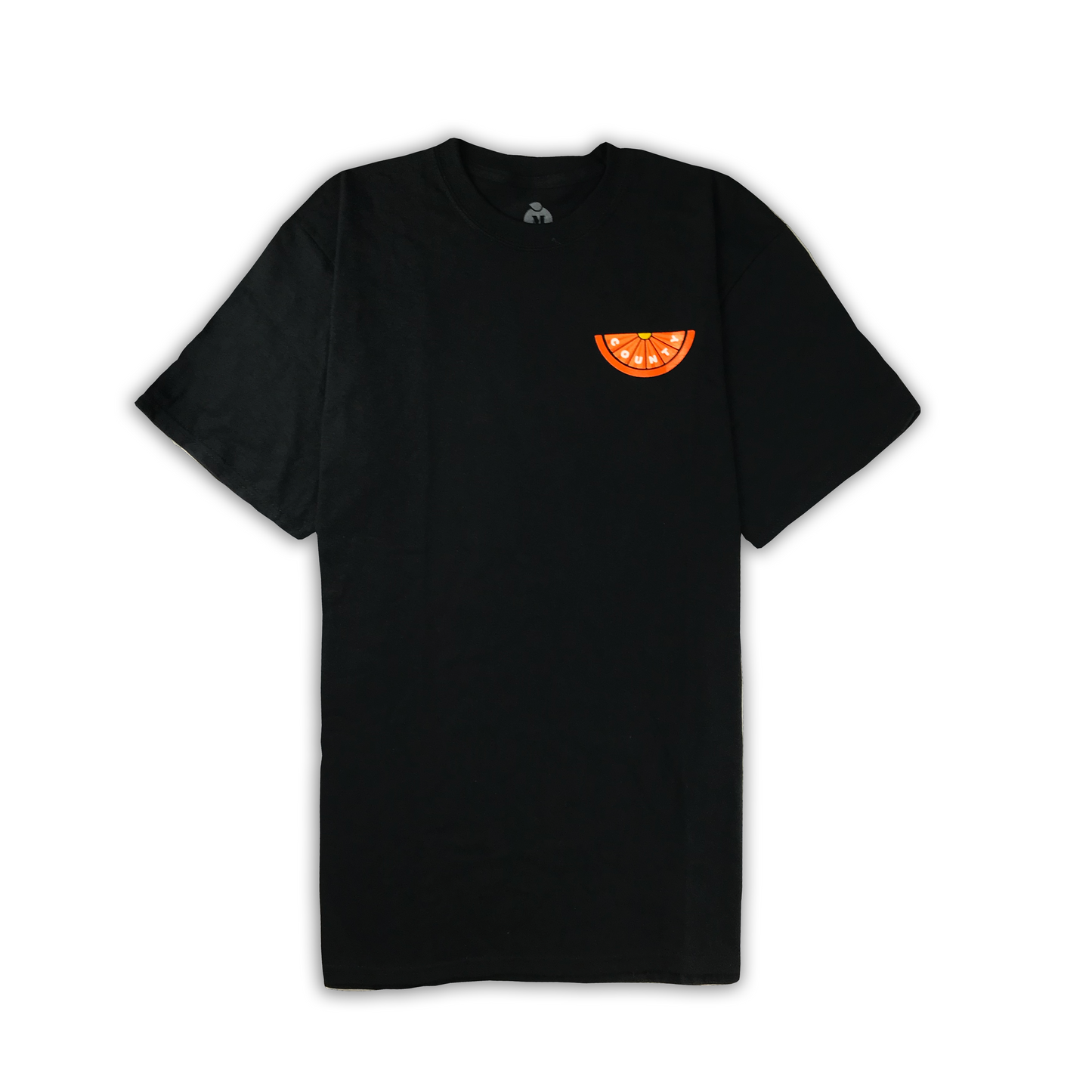 Orange Slice Tee: BLACK