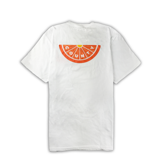 Orange Slice Tee: WHITE