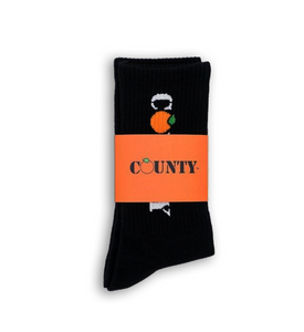 The County Socks (BLACK)